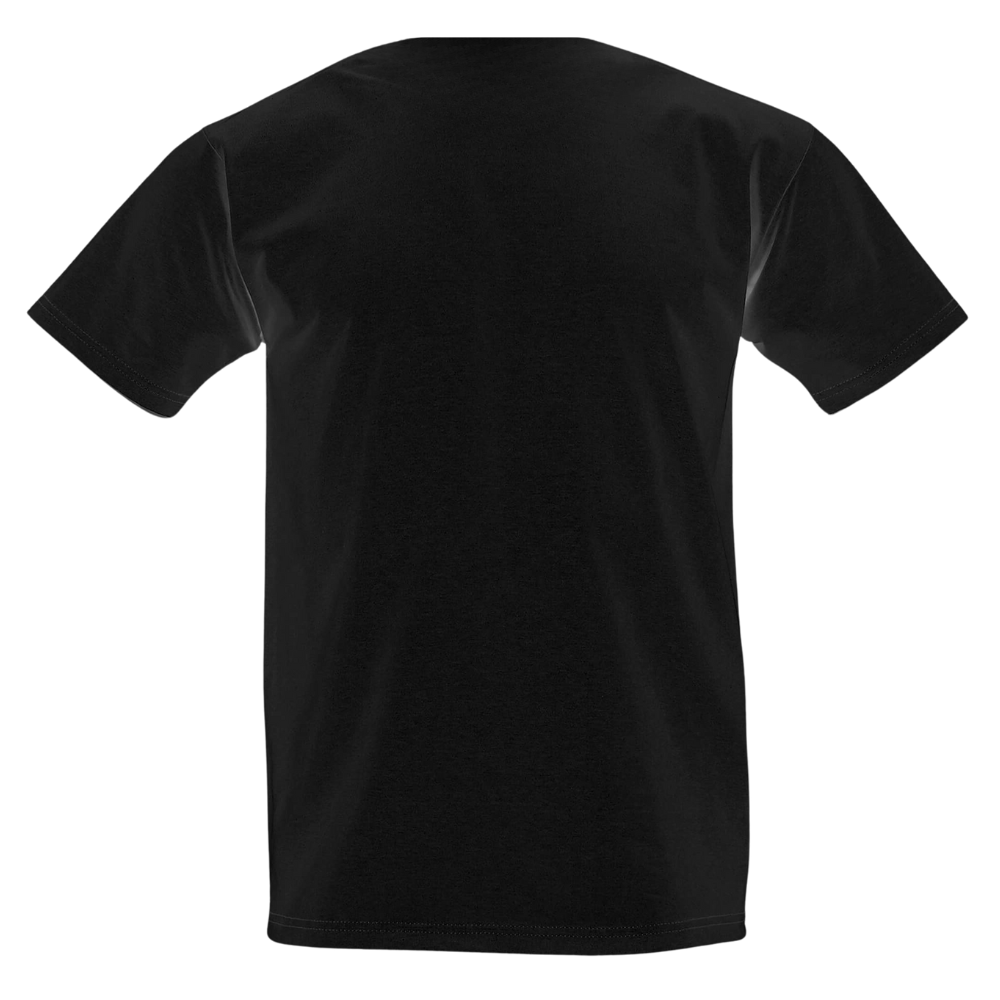 T-Shirt leer hinten schwarz 6