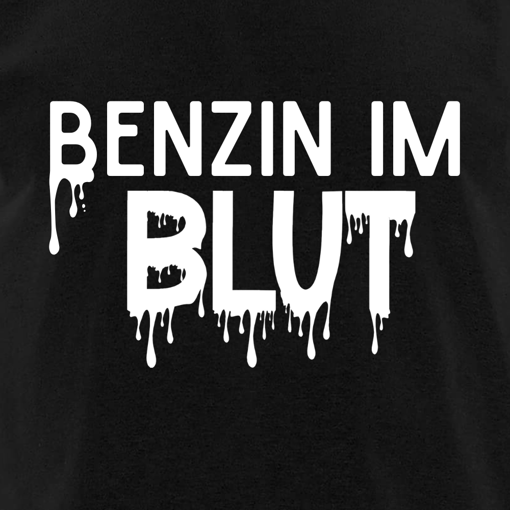 Benzin im Blut T-shirt closeup Schwarz