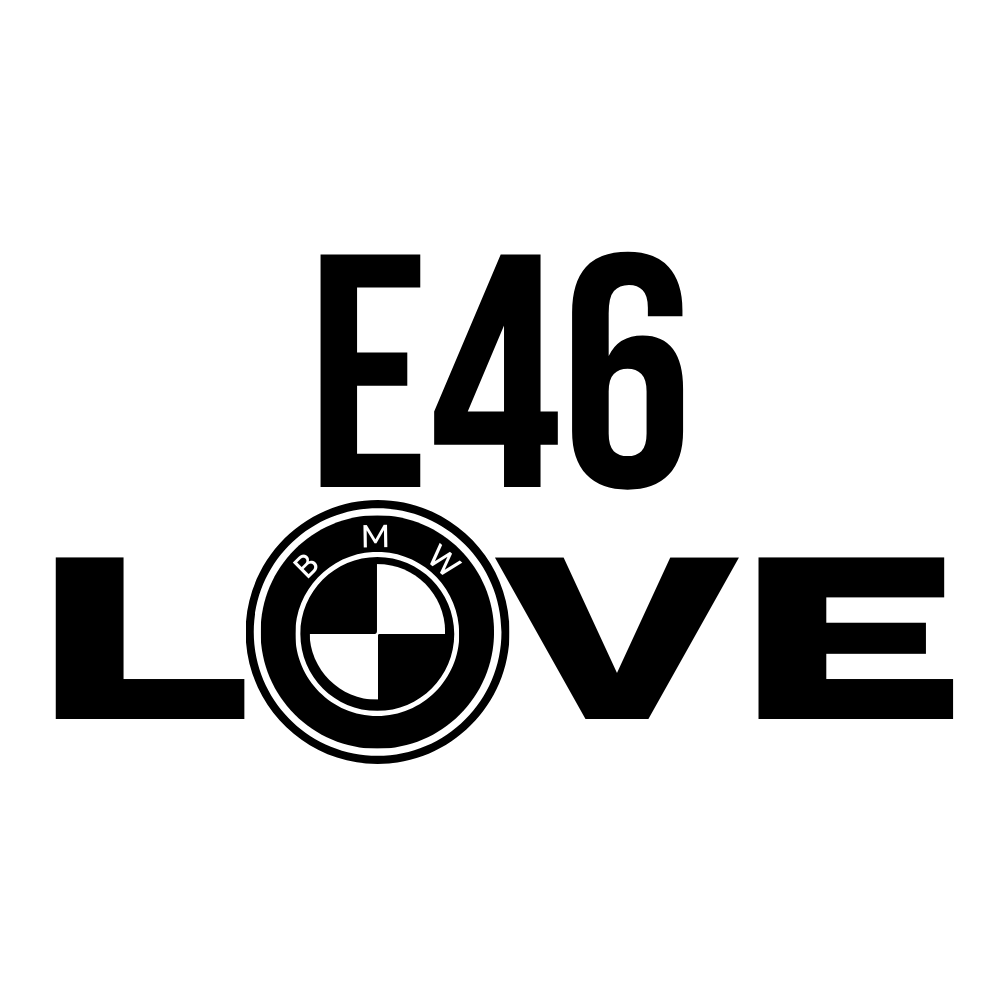 E46 Love Aufkleber