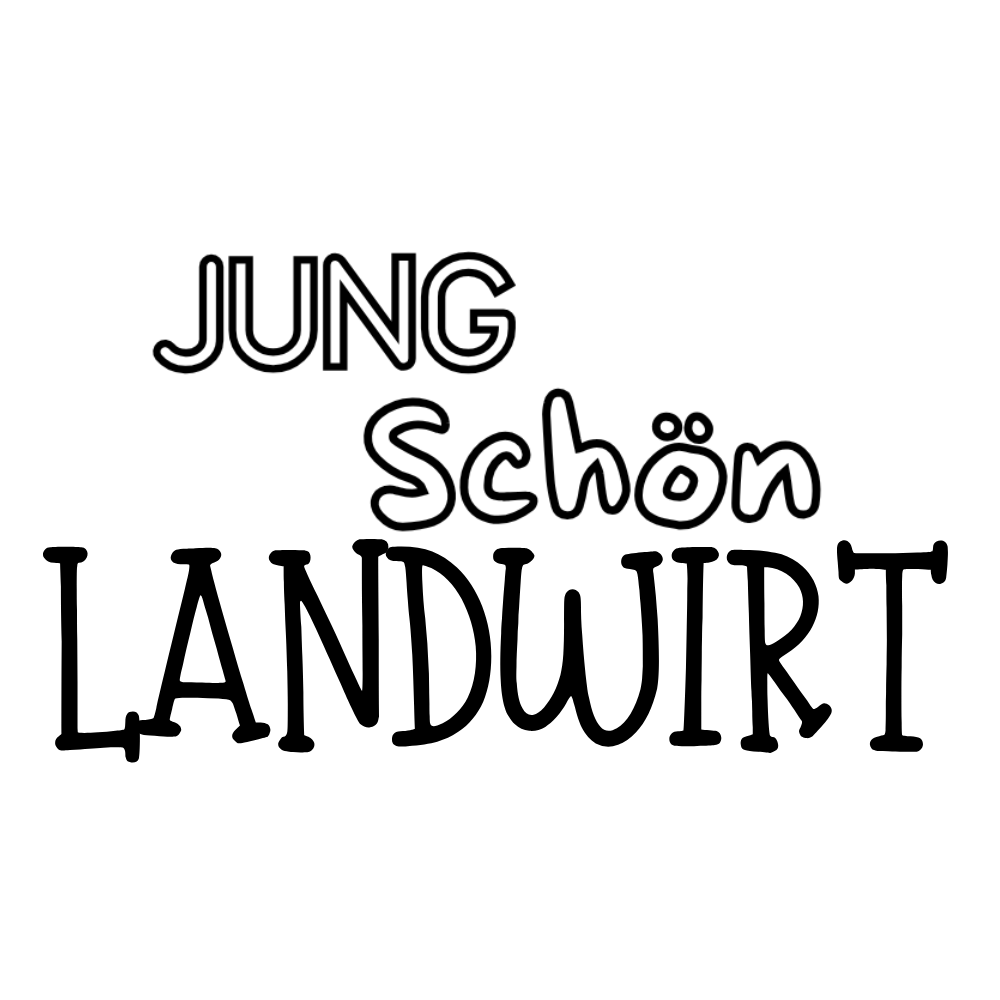 Jung Schön Landwirt Aufkleber