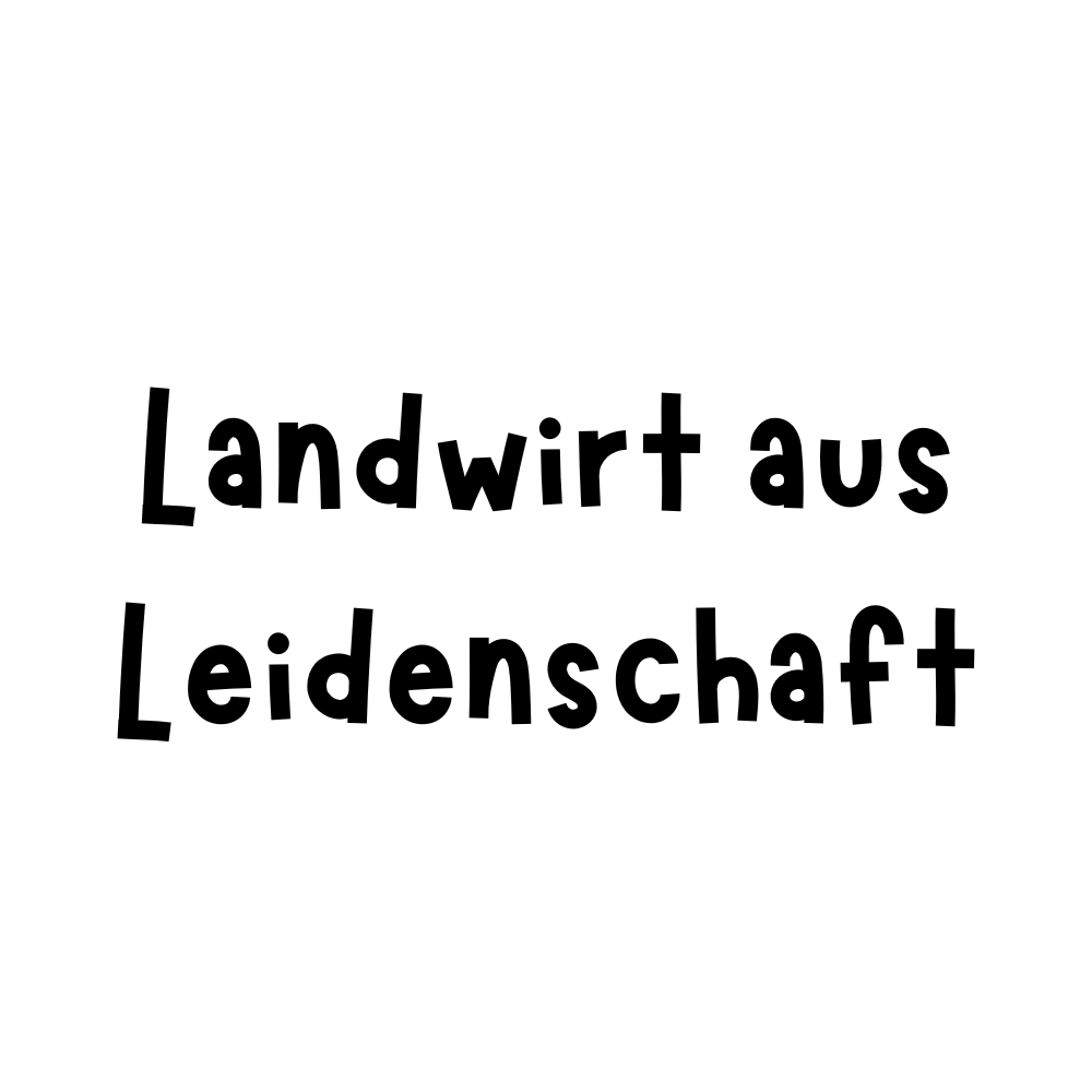 Landwirt aus Leidenschaft Aufkleber