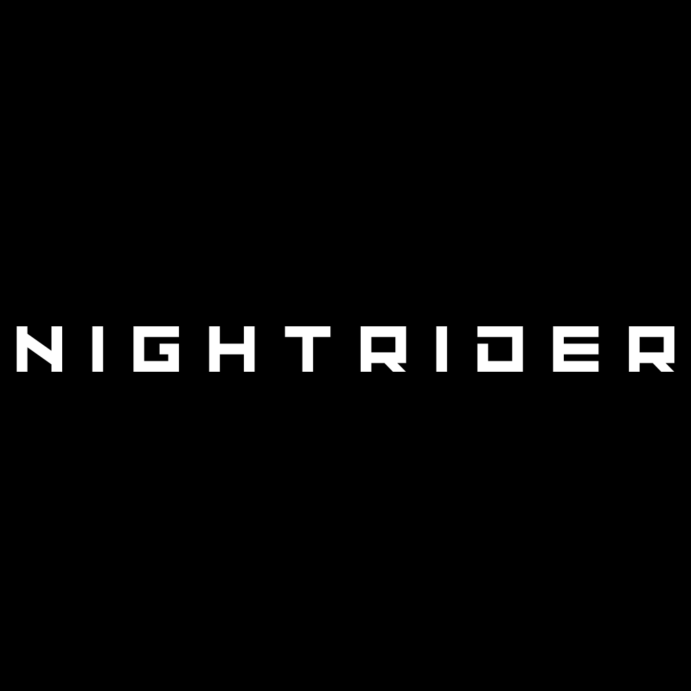 "NIGHTRIDER" Aufkleber