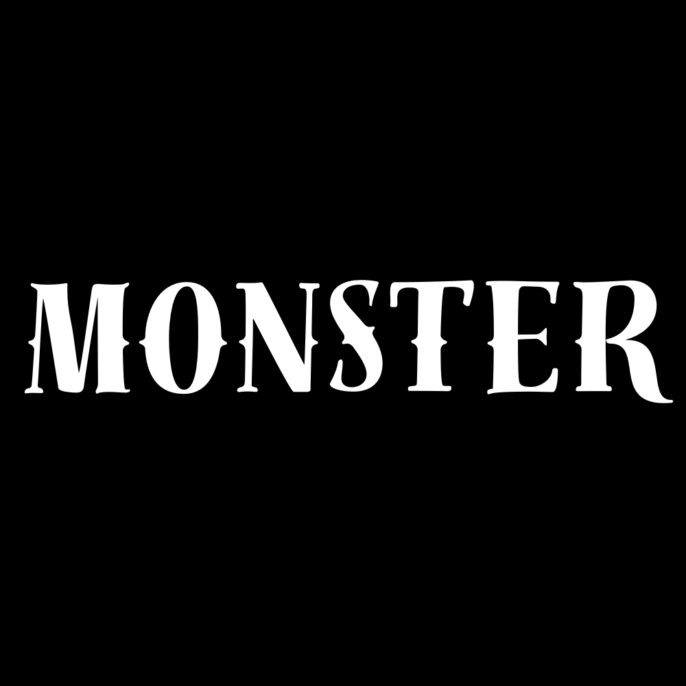 "MONSTER" Aufkleber
