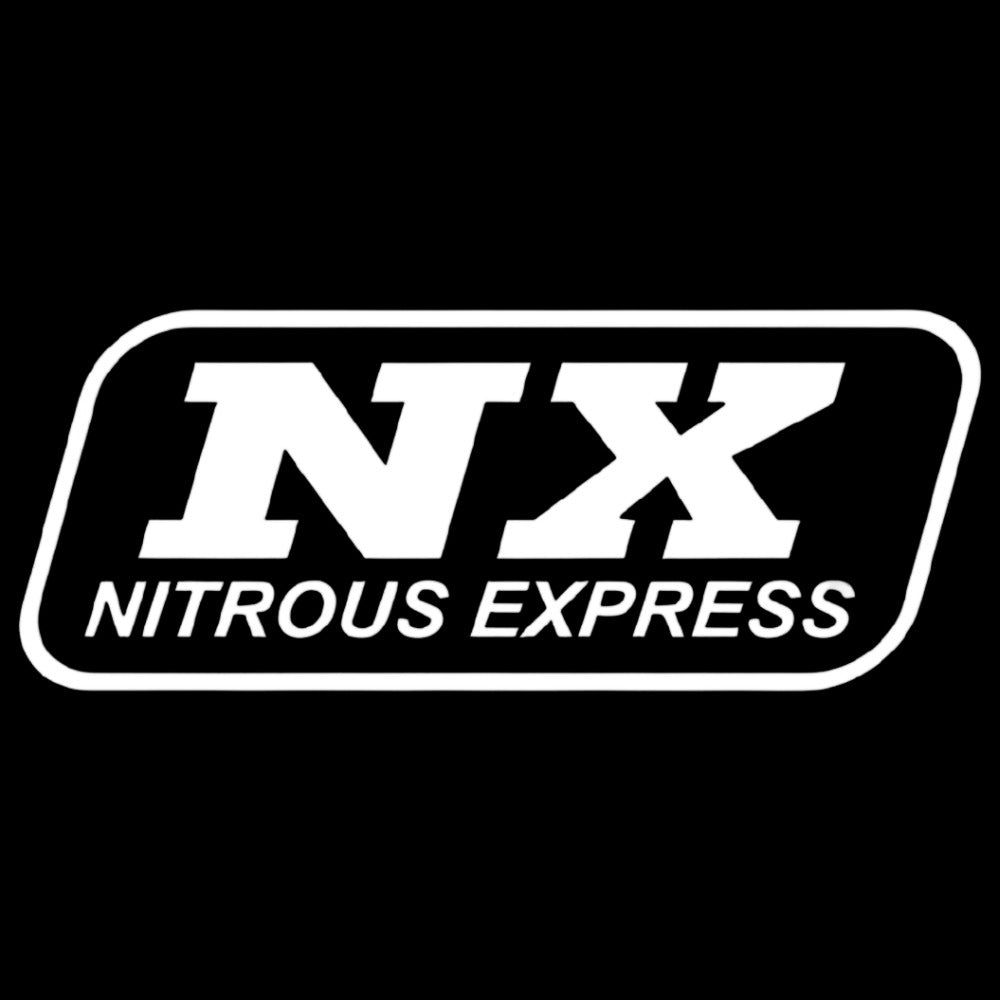 Nx Nitrous Express Aufkleber HG Schwarz