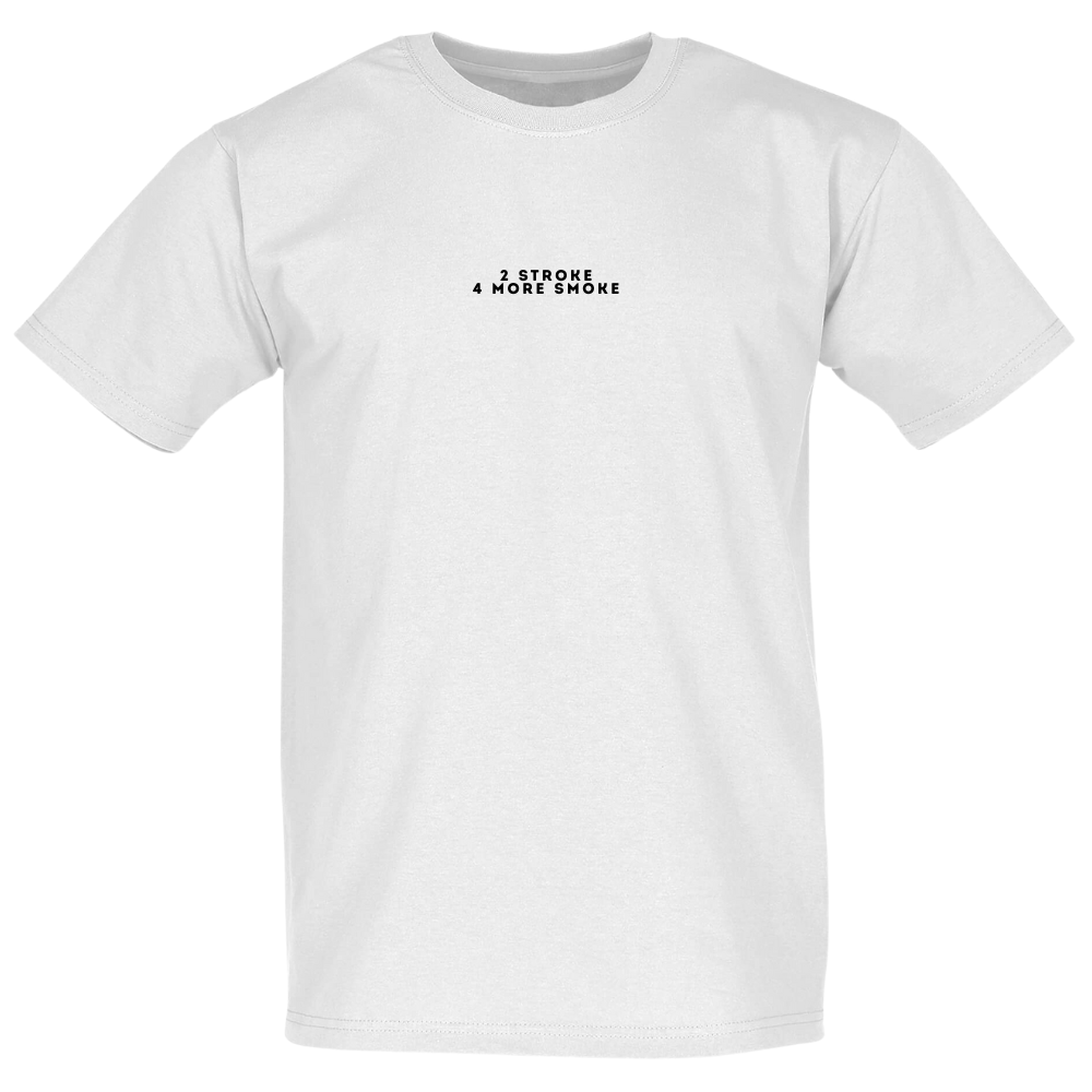 T-Shirt 2 Stroke 4 more Smoke Weiß