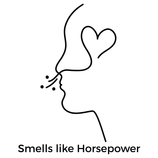 "Smells like Horsepower" Aufkleber