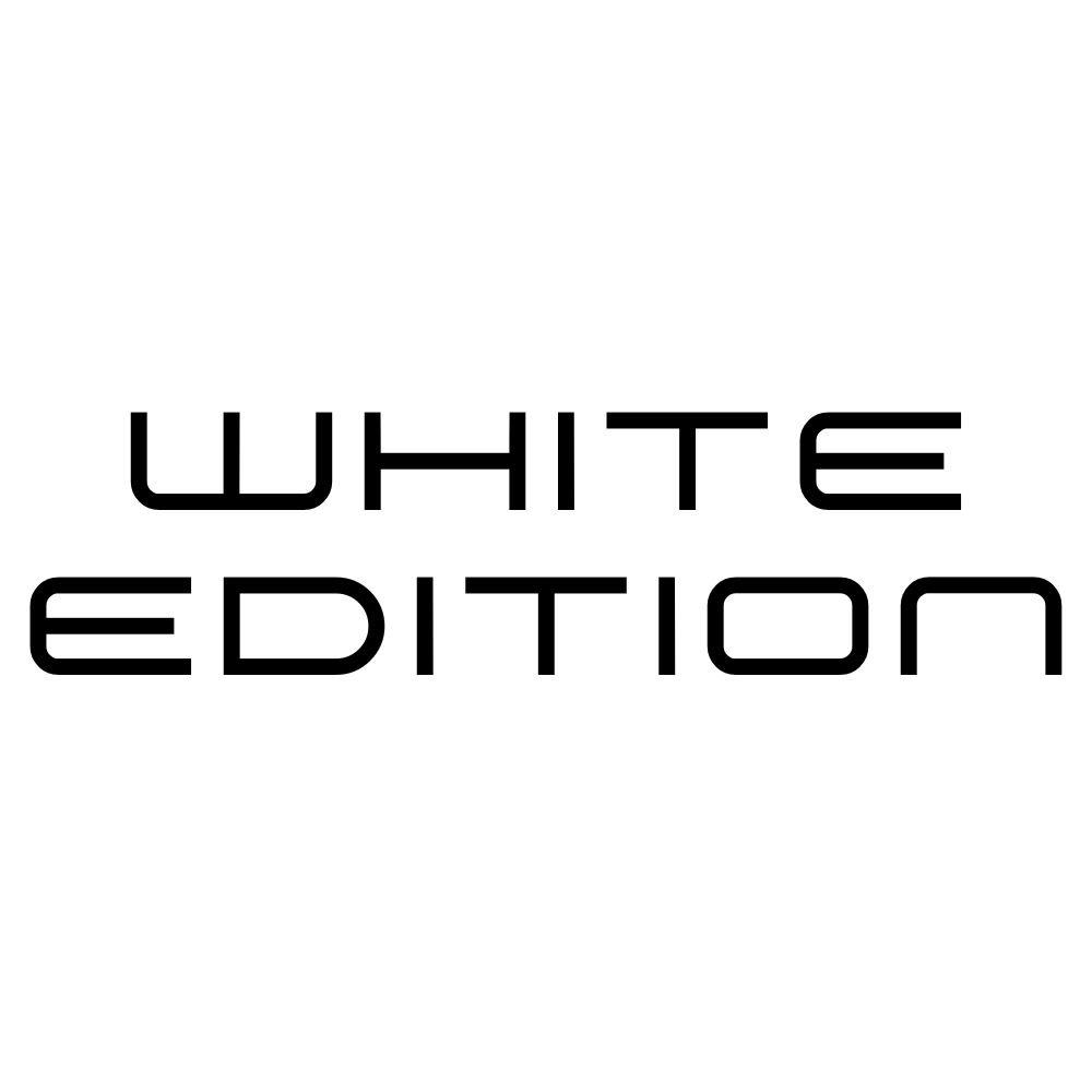 "WHITE EDITION" Aufkleber