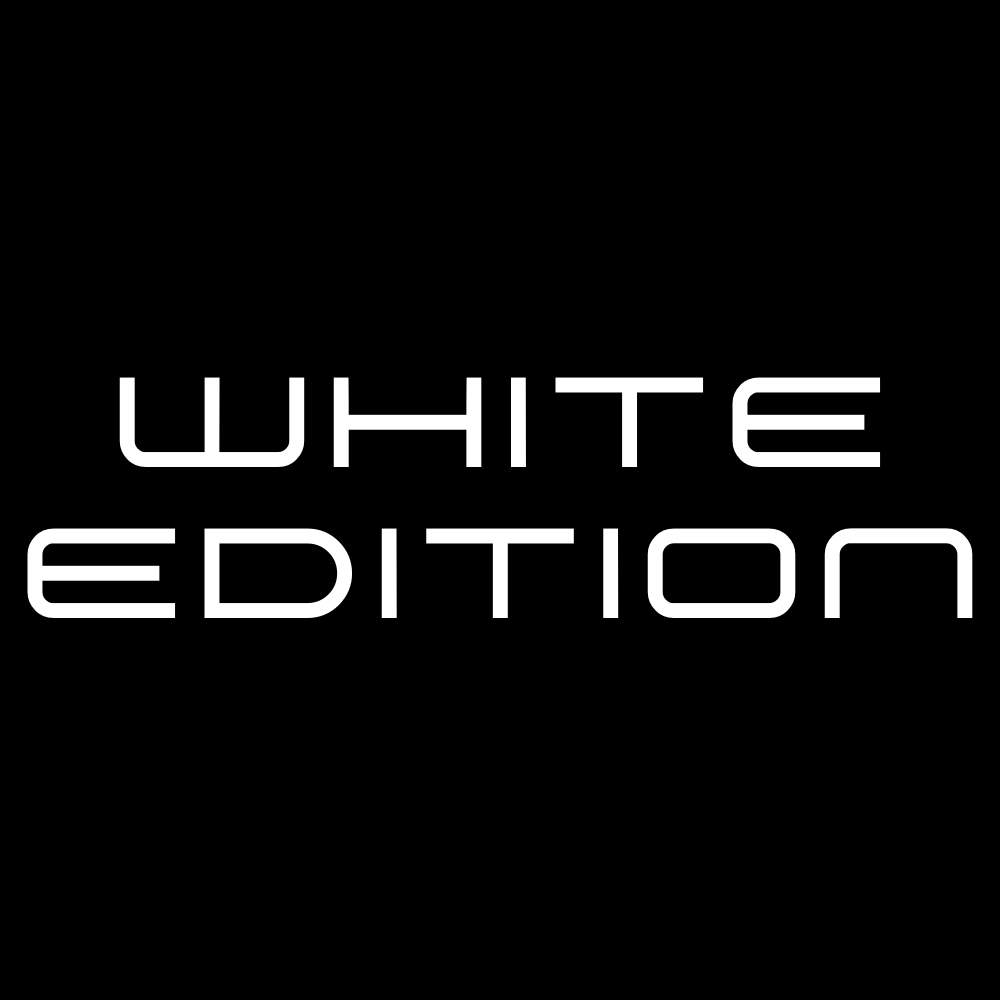"WHITE EDITION" Aufkleber