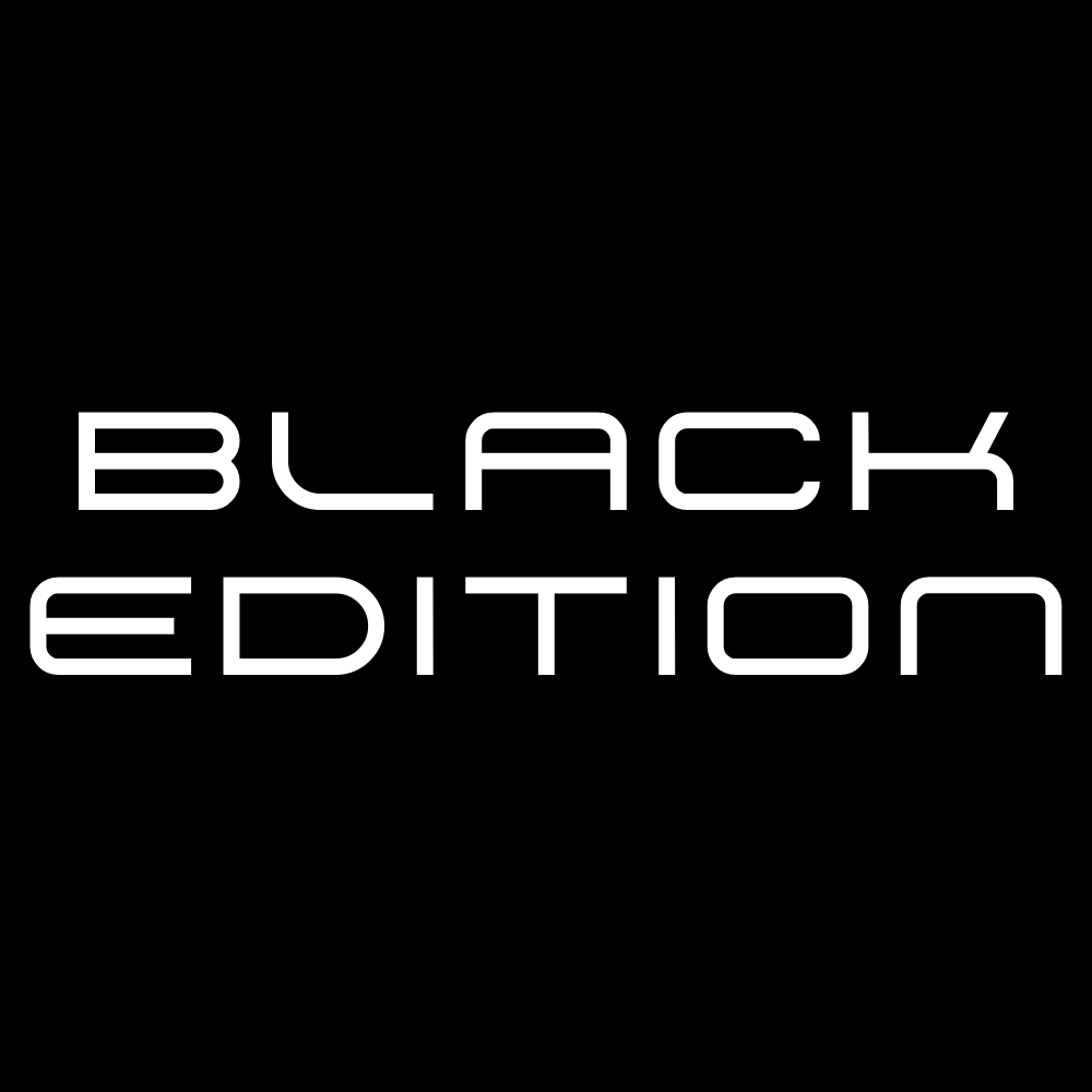 "BLACK EDITION" Aufkleber